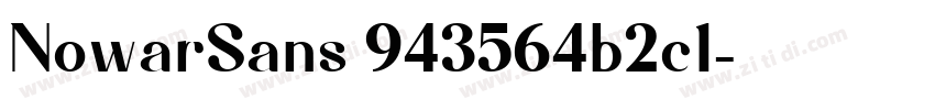 NowarSans 943564b2c1字体转换